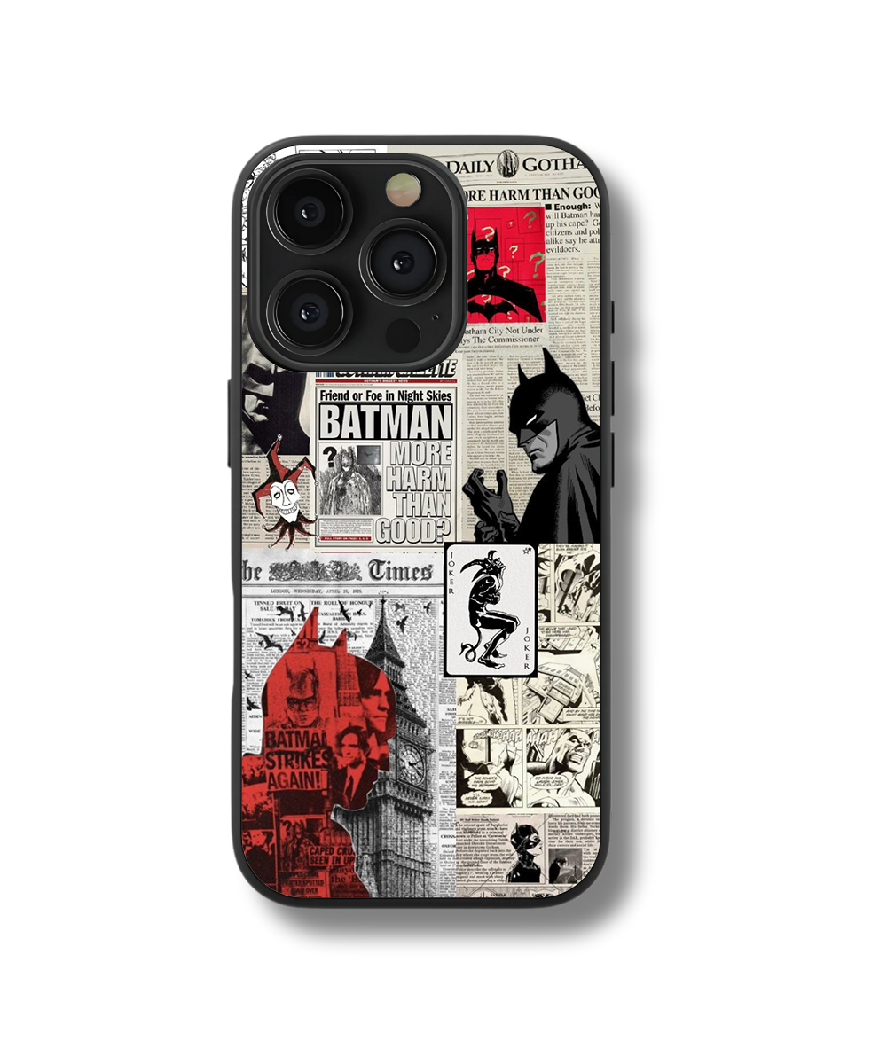 Batman Red Justice Glass Case