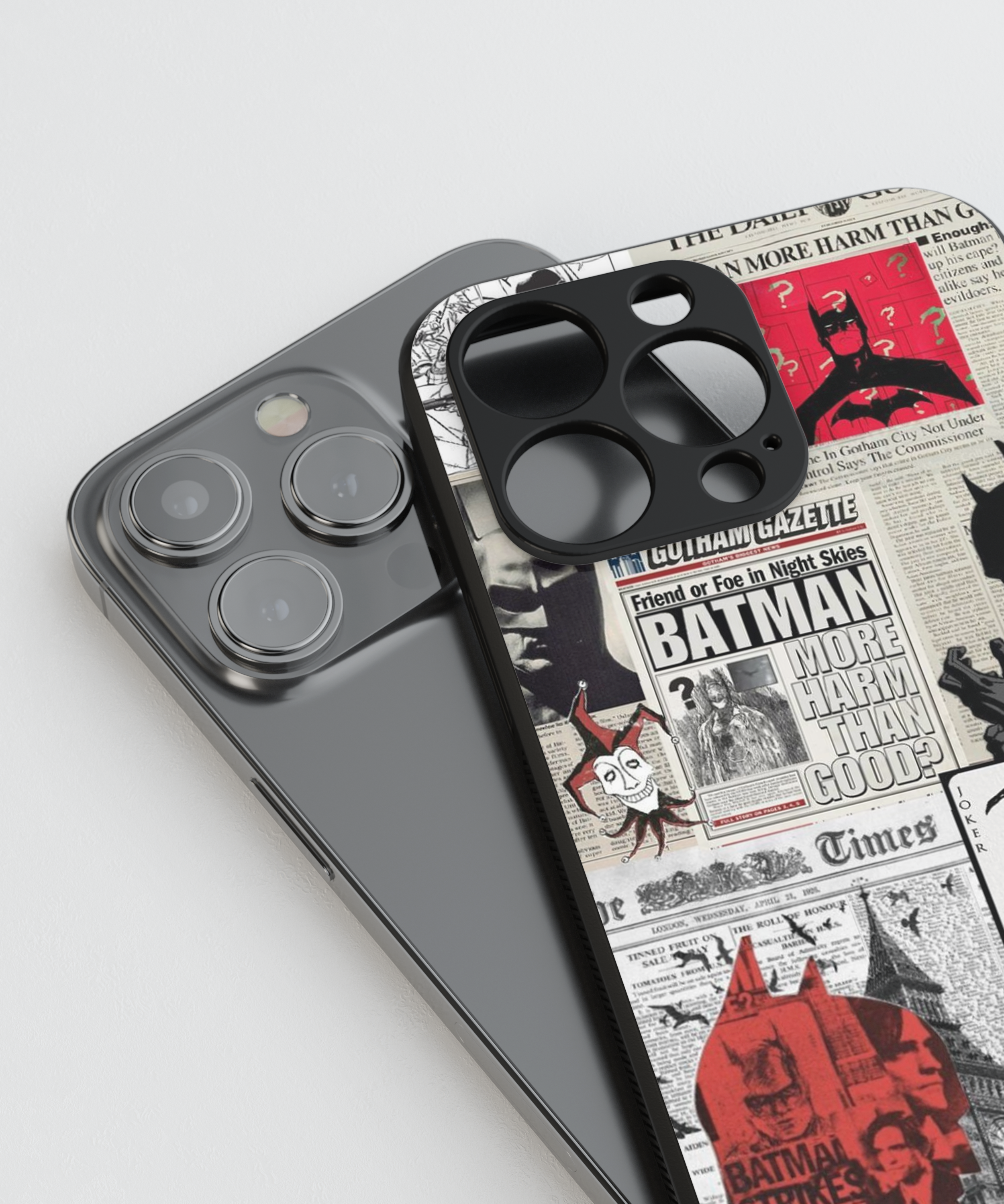 Batman Red Justice Glass Case